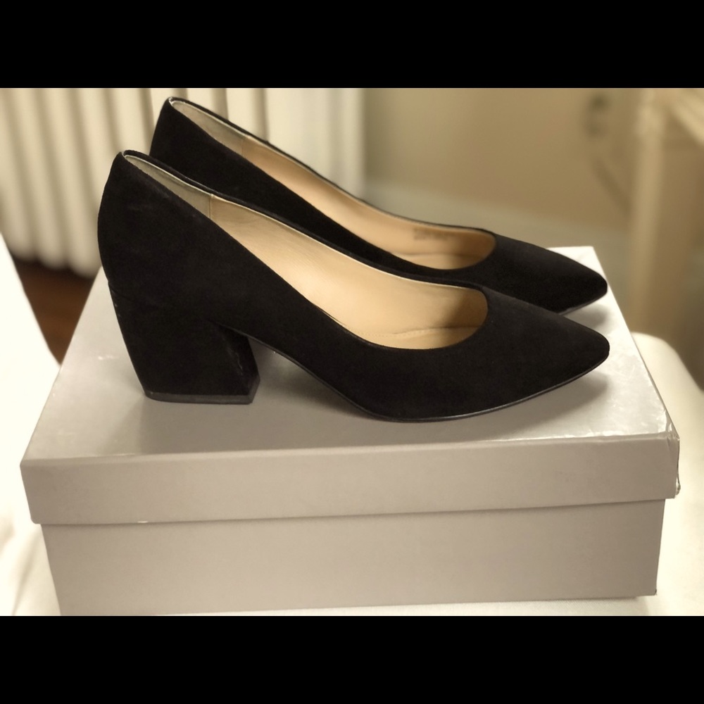 Black Suede Botkier Stella Pumps